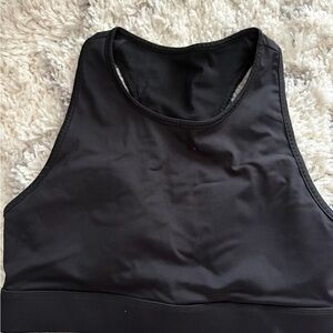 Fabletics Black High-Neck Sports Bra